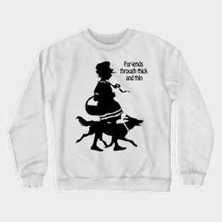 a dog's life Crewneck Sweatshirt